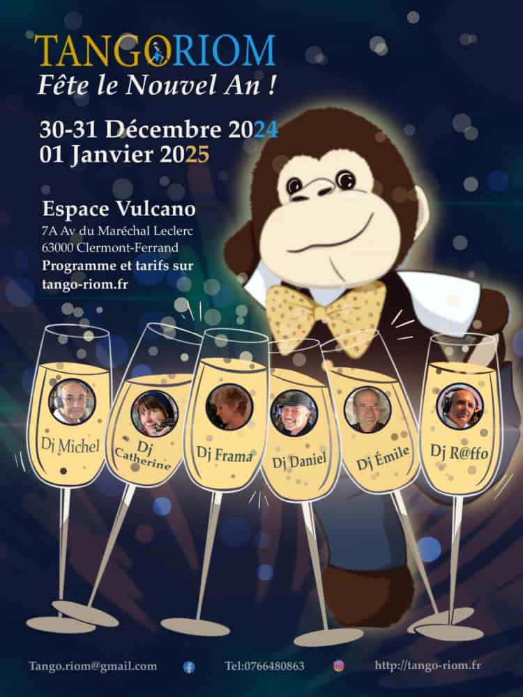 Photos de Tango Riom fête le nouvel an 30-31 déc 2024 / 01 janv 2025