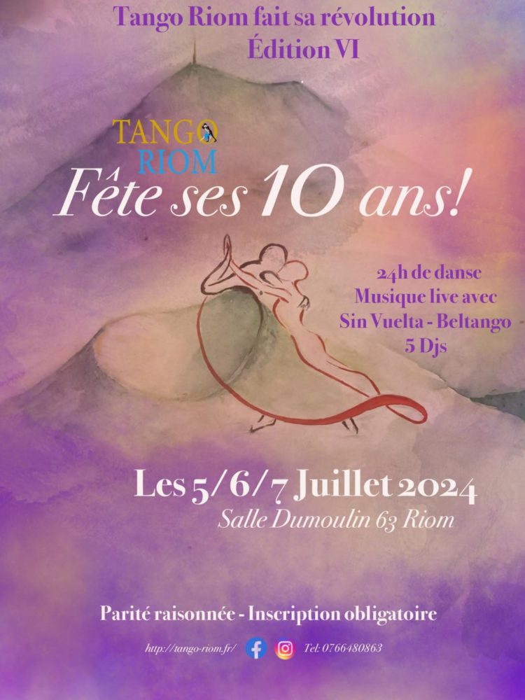 Photos du 2024-07 Du 5 au 7 Tango Riom Fait Sa Révolution